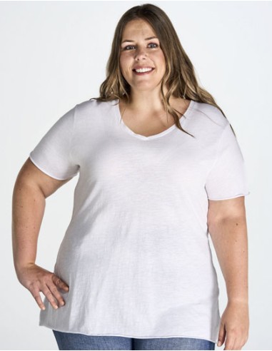 JHK-CURVSSLUB-Ladies Curves Slub T-Shirt